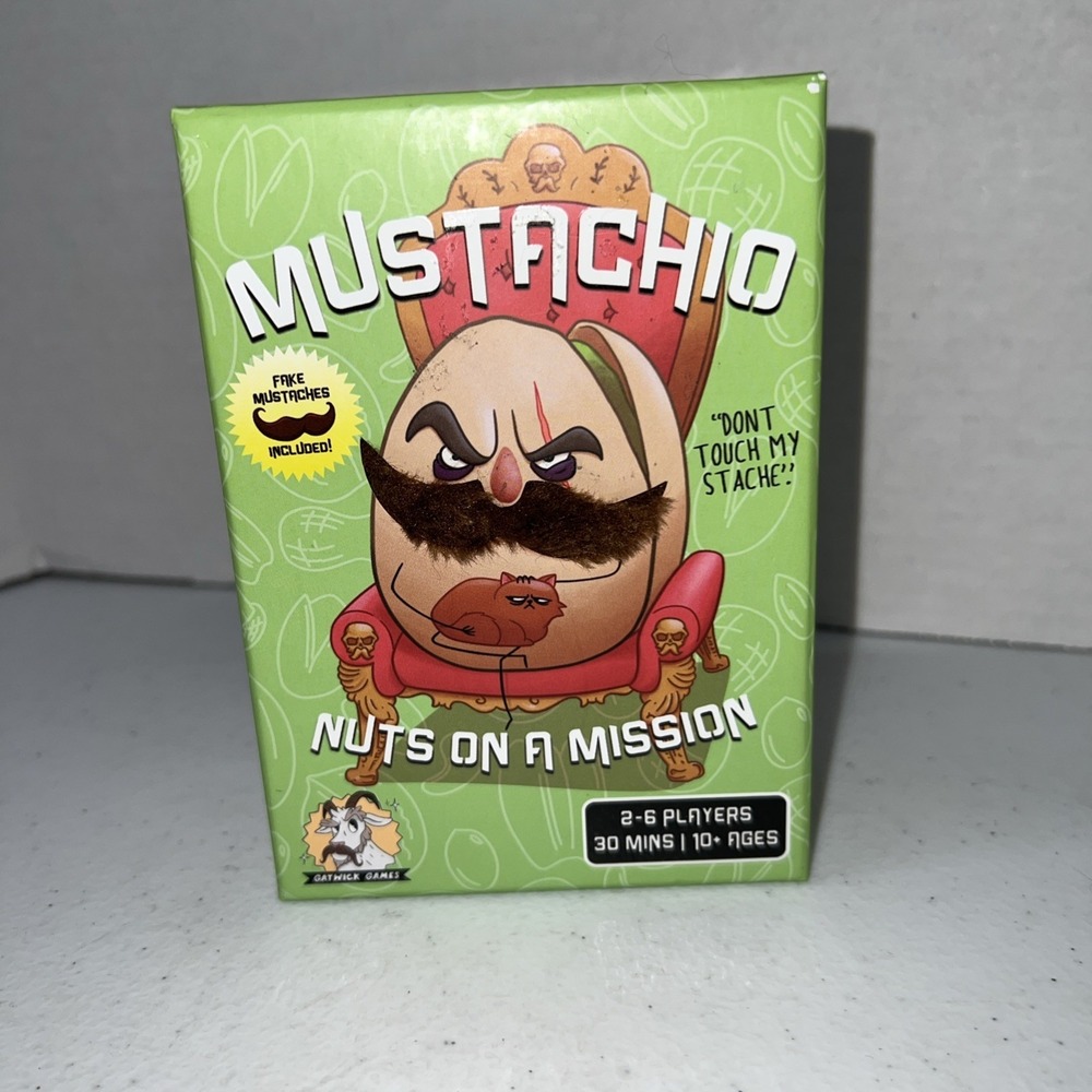Mustachio by Gatwick Games A Strategy Game of Trickery & Scheming Nuts